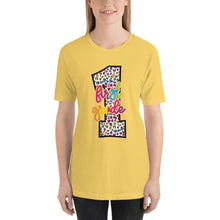 Load image into Gallery viewer, First Grade Colorful Leopard Bella Canvas Unisex t-shirt