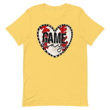 Load image into Gallery viewer, Baseball Heart Game Day Bella Canvas Unisex t-shirt