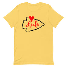 Load image into Gallery viewer, Chiefs Arrow Head Bella Canvas Unisex t-shirt