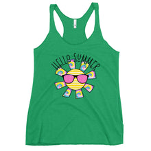 Load image into Gallery viewer, Hello Summer Bella Canvas Women's Racerback Tank