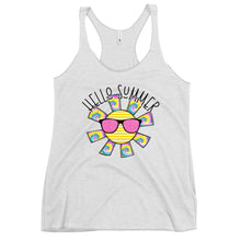 Load image into Gallery viewer, Hello Summer Bella Canvas Women's Racerback Tank