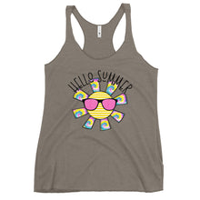 Load image into Gallery viewer, Hello Summer Bella Canvas Women's Racerback Tank