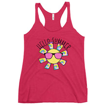 Load image into Gallery viewer, Hello Summer Bella Canvas Women's Racerback Tank