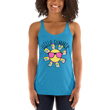 Load image into Gallery viewer, Hello Summer Bella Canvas Women's Racerback Tank