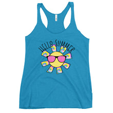 Load image into Gallery viewer, Hello Summer Bella Canvas Women's Racerback Tank