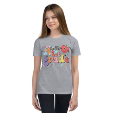 Load image into Gallery viewer, Hello First Grade Youth Short Sleeve T-Shirt