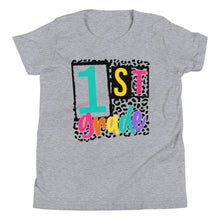 Load image into Gallery viewer, Retro First Grade Bella Canvas Youth Short Sleeve T-Shirt