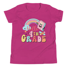 Load image into Gallery viewer, Hello Fourth Grade Youth Short Sleeve T-Shirt