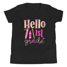 Load image into Gallery viewer, Youth Hello 1st Grade Short Sleeve T-Shirt