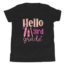 Load image into Gallery viewer, Youth Hello Third Grade Short Sleeve T-Shirt
