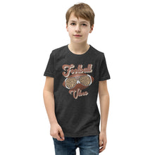 Load image into Gallery viewer, Youth Football Vibes Bella Canvas Short Sleeve T-Shirt