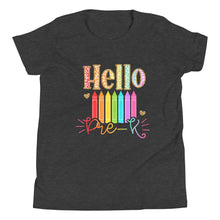 Load image into Gallery viewer, Youth Hello Pre-K Short Sleeve T-Shirt