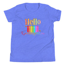 Load image into Gallery viewer, Youth Hello Kindergarten Short Sleeve T-Shirt