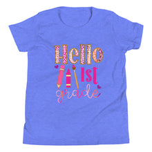 Load image into Gallery viewer, Youth Hello 1st Grade Short Sleeve T-Shirt