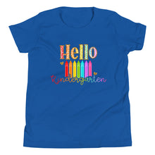 Load image into Gallery viewer, Youth Hello Kindergarten Short Sleeve T-Shirt
