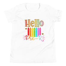 Load image into Gallery viewer, Youth Hello Pre-K Short Sleeve T-Shirt