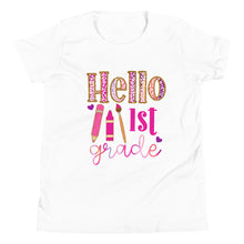 Load image into Gallery viewer, Youth Hello 1st Grade Short Sleeve T-Shirt