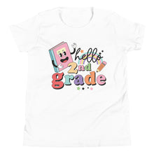 Load image into Gallery viewer, Hello Second Grade Youth Short Sleeve T-Shirt