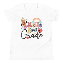 Load image into Gallery viewer, Hello 3rd Grade Youth Short Sleeve T-Shirt