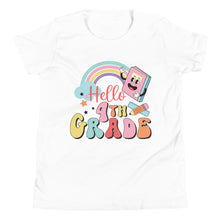 Load image into Gallery viewer, Hello Fourth Grade Youth Short Sleeve T-Shirt