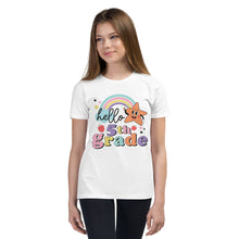 Load image into Gallery viewer, Hello Fifth Grade Youth Short Sleeve T-Shirt