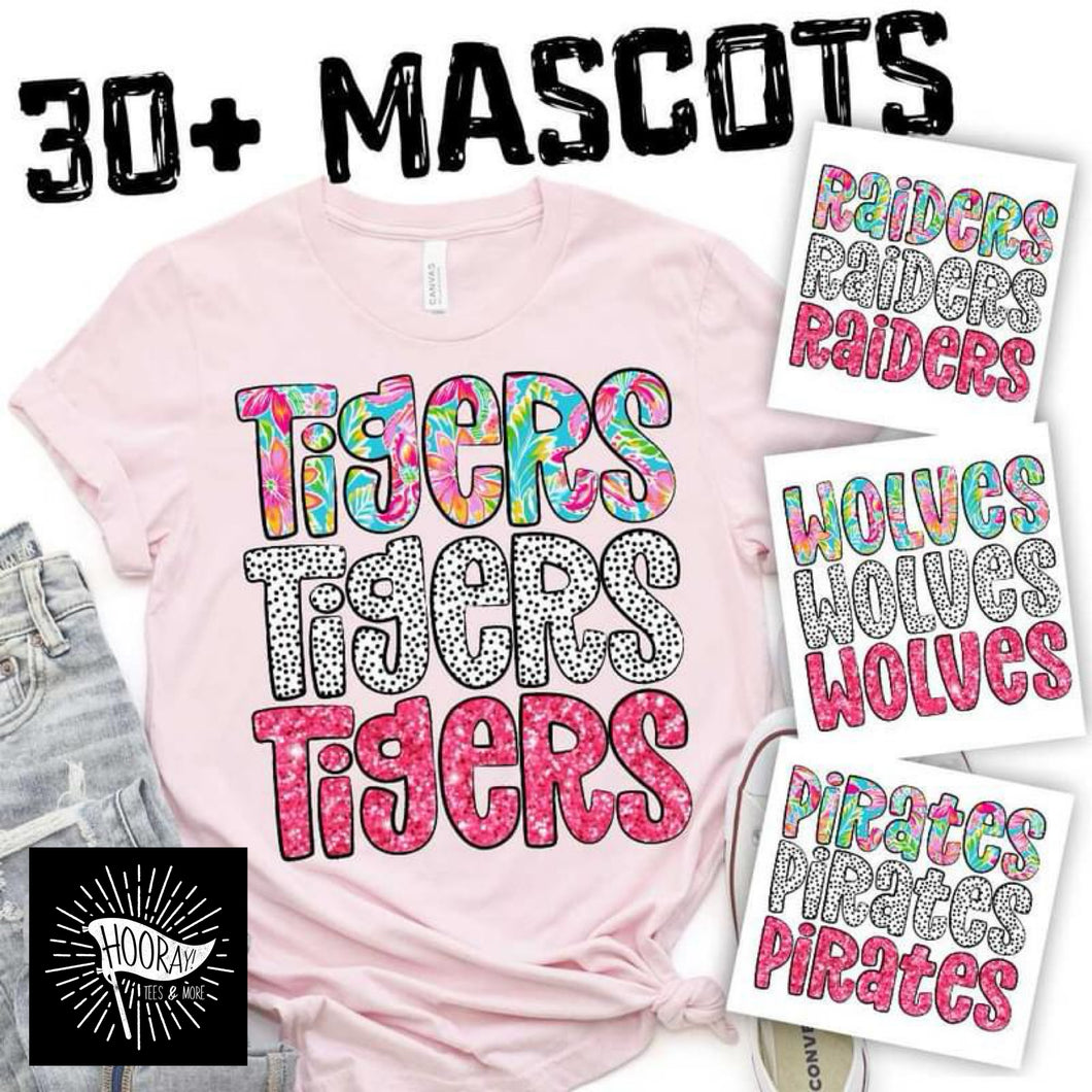 2x light pink wildcats