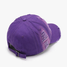 Load image into Gallery viewer, Distressed Adjustable Cotton Baseball Cap
