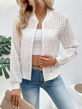 Load image into Gallery viewer, Zip Up Long Sleeve Jacket
