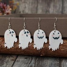 Load image into Gallery viewer, 2 Piece Alloy Acrylic Ghost Dangle Earrings
