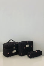 Load image into Gallery viewer, 3 Piece Bow Quilted Cloth Storage Bag Set
