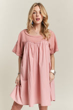 Load image into Gallery viewer, ADORA Round Neck Half Sleeve Babydoll Dress
