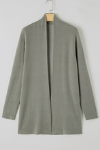 Load image into Gallery viewer, Textured Open Front Long Sleeve Cover Up
