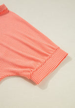 Load image into Gallery viewer, Corded Half Sleeve Button Up High Low Shirt
