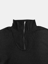 Load image into Gallery viewer, Full Size Quarter Zip Long Sleeve Top
