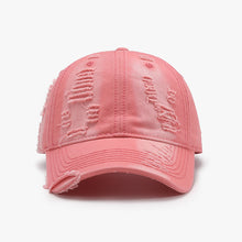 Load image into Gallery viewer, Distressed Adjustable Cotton Baseball Cap
