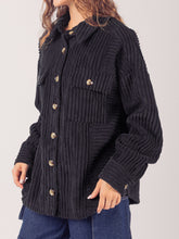 Load image into Gallery viewer, Button Up Long Sleeve Corduroy Jacket
