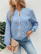 Load image into Gallery viewer, Zip Up Long Sleeve Jacket
