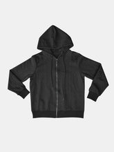 Load image into Gallery viewer, Full Size Drawstring Zip Up Long Sleeve Hooded Outerwear
