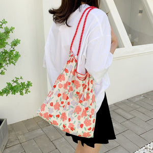 Printed Spaghetti Strap Shoulder Bag