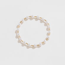 Load image into Gallery viewer, Gold-Plated Pearl Copper Bracelet
