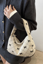 Load image into Gallery viewer, Corduroy Quilted Bow Handbag
