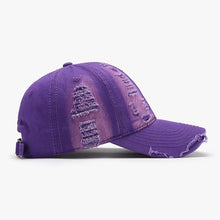 Load image into Gallery viewer, Distressed Adjustable Cotton Baseball Cap
