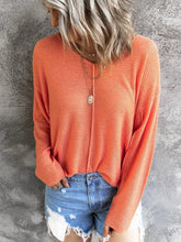 Load image into Gallery viewer, V-Neck Drop Shoulder Knit Top
