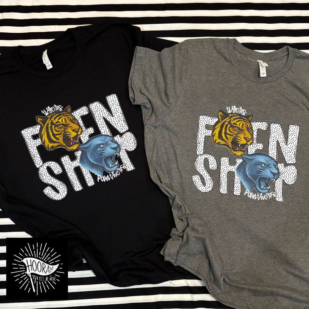 2 shirts in black size large.
