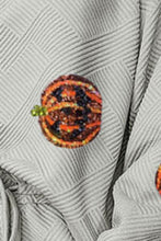 Load image into Gallery viewer, Sequin Patch Pumpkin Top and Pants Set
