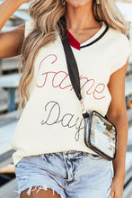 Load image into Gallery viewer, GAME DAY V-Neck Sweater Vest
