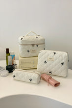 Load image into Gallery viewer, 3 Piece Bow Quilted Cloth Storage Bag Set
