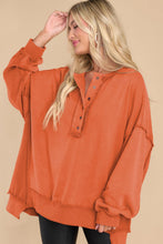 Load image into Gallery viewer, Exposed Seam Long Sleeve Sweatshirt
