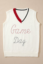 Load image into Gallery viewer, GAME DAY V-Neck Sweater Vest
