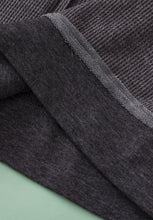 Load image into Gallery viewer, Waffle-Knit Notched Long Sleeve Sweatshirt
